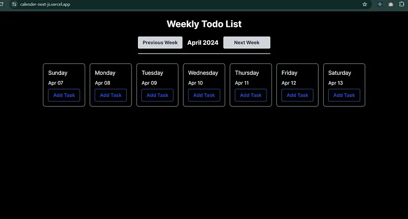CalenderTodoApp